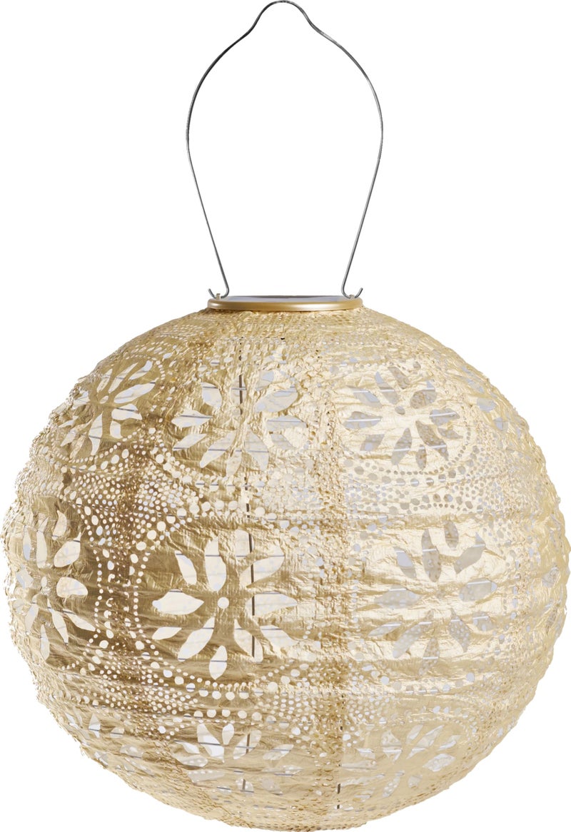 Allsop Home Garden 31598 Soji Stella Boho Globe 12-in. Tyvek Solar Lantern - Image 2